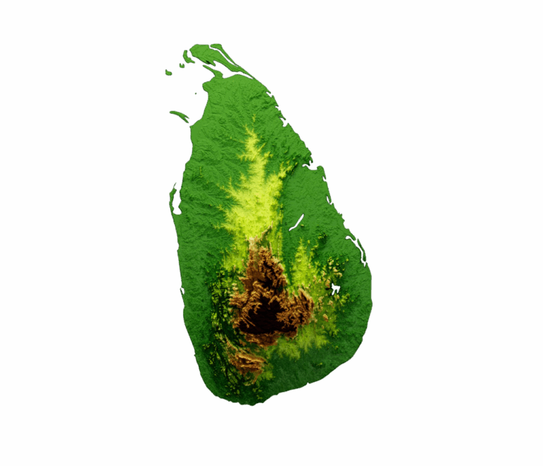 Ceylon Green GuideSri Lanka Map